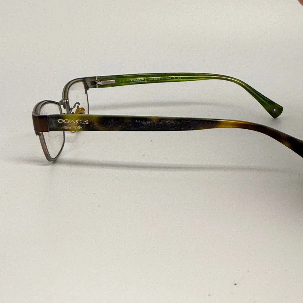 Coach HC 5033 Alyson Eyeglass Frames Satin Brown Dark Silver 51-16-135 9128